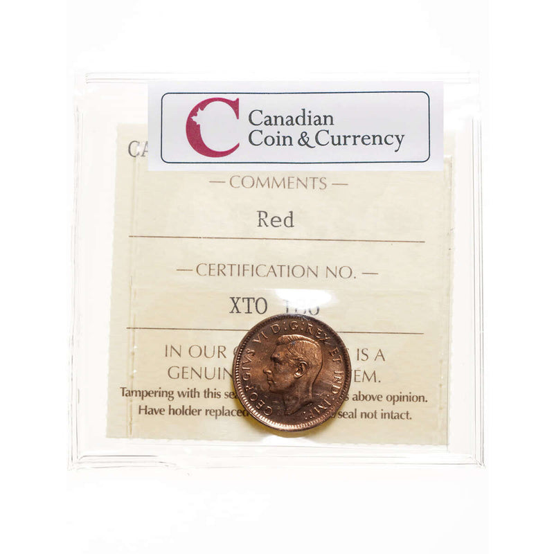 1 cent 1944 A premium example of a Full Red Coin ICCS MS-64