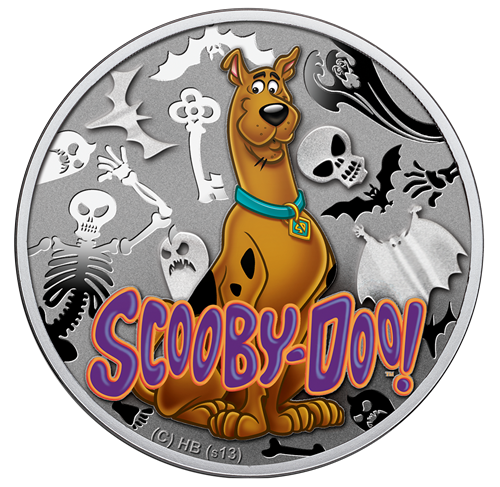 2013 $1 Cartoon Characters: Scooby-Doo - Sterling Silver Coin
