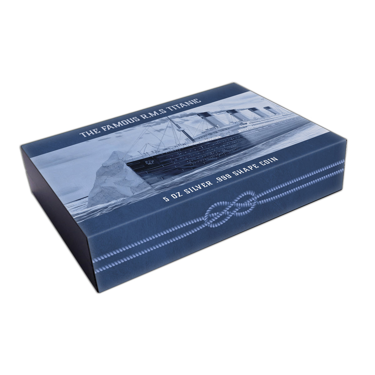 2022 $10 RMS Titanic - Pure Silver Shaped Coin