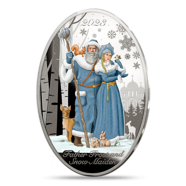 2023 $5 Father Frost Matroyshka Nesting Doll - Pure Silver Coin