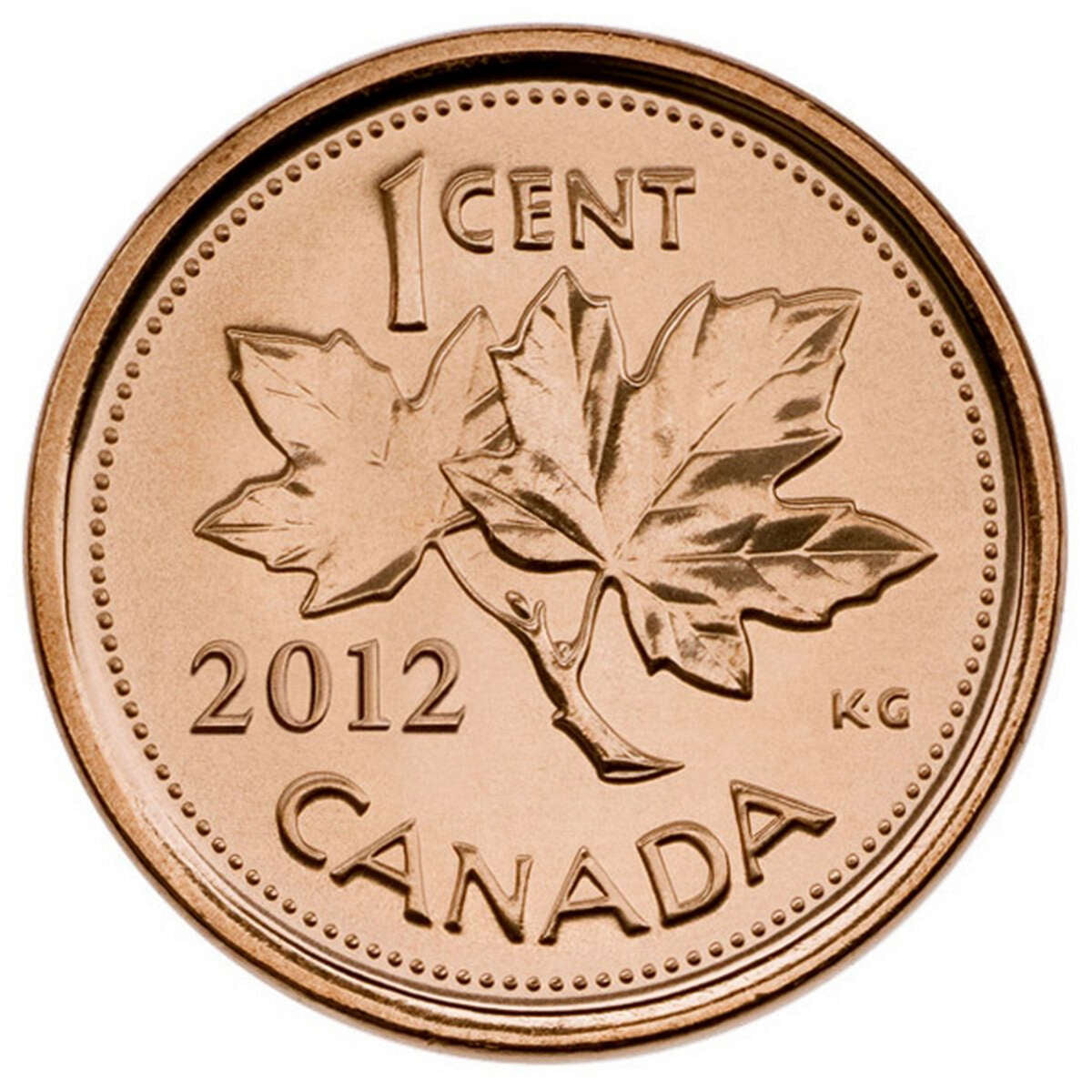 2012 1c Canada's Last One Cent Coins - Copper-Plated Steel (Sealed Box of 50 Rolls) Default Title