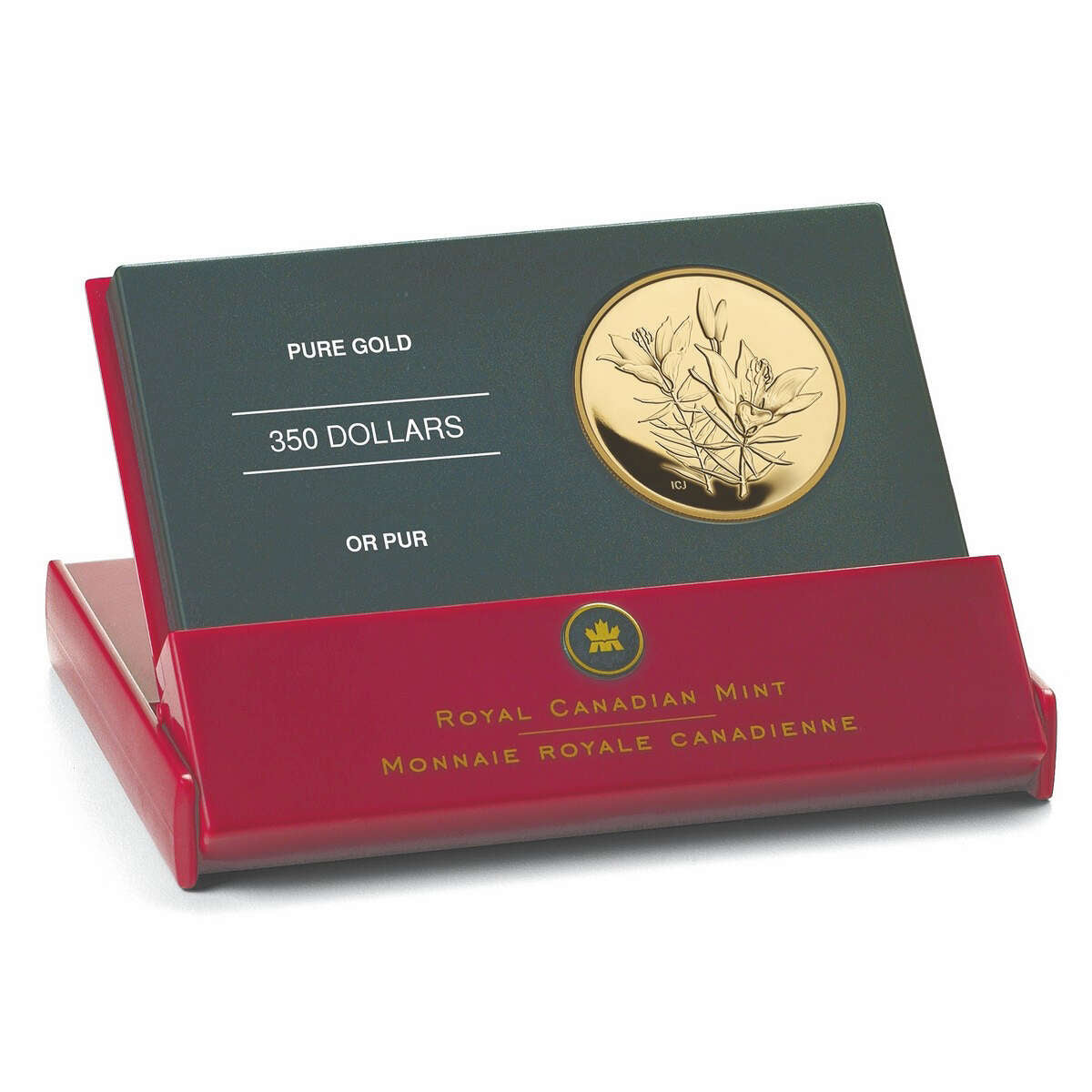 2005 $350 Provincial Flora: The Western Red Lily (Saskatchewan) - Pure Gold Coin