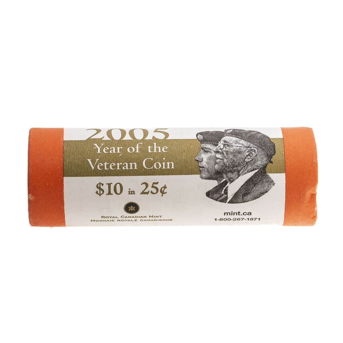 2005 25c Year of the Veteran Coin Roll Default Title