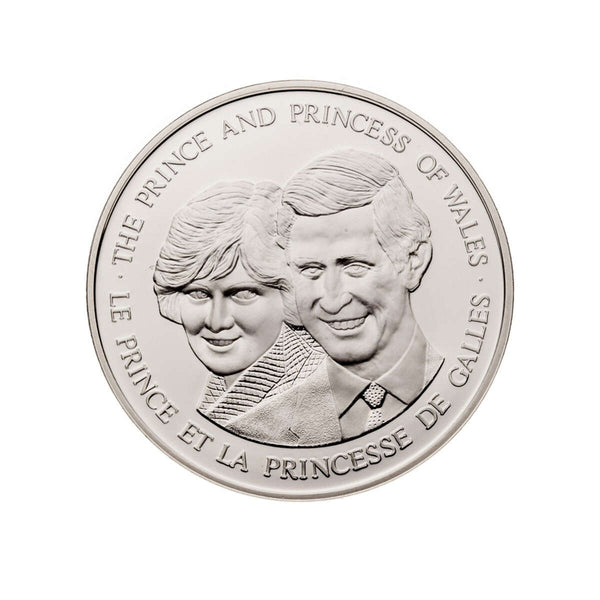 The Prince and Princess of Wales Commemorative Silver Medallion Default Title