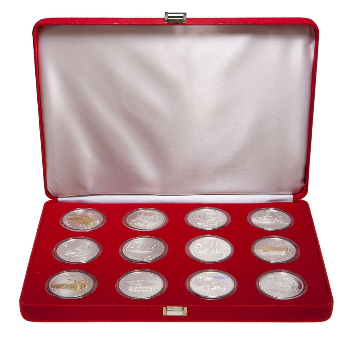 2003 $20 Transportation of Land, Sea and Rail - Sterling Silver 12-Coin Set Default Title