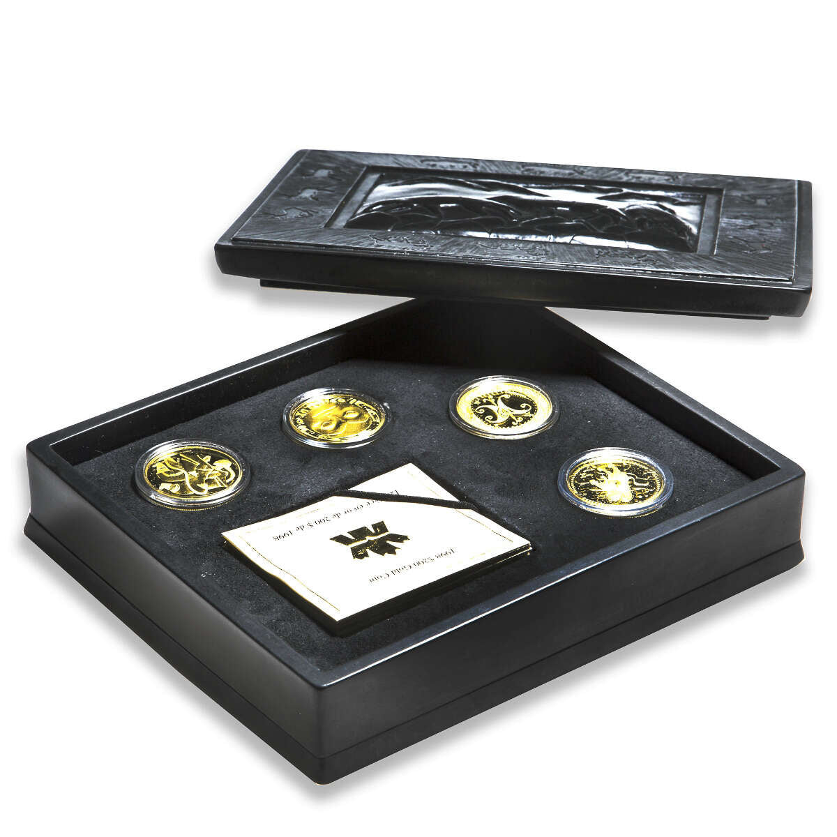 1997-2000 $200 Native Cultures and Traditions - 22-Karat Gold 4-Coin Set Default Title