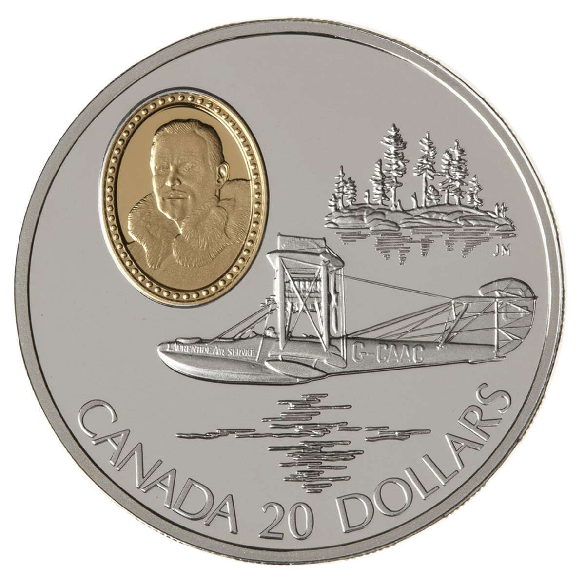 1990-1994 $20 Aviation Series One - Sterling Silver 10-Coin Set