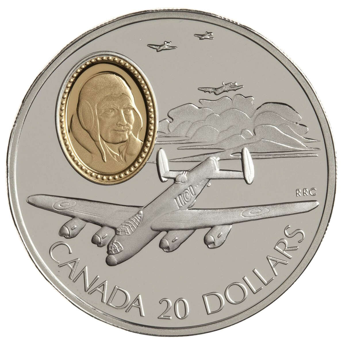 1990-1994 $20 Aviation Series One - Sterling Silver 10-Coin Set