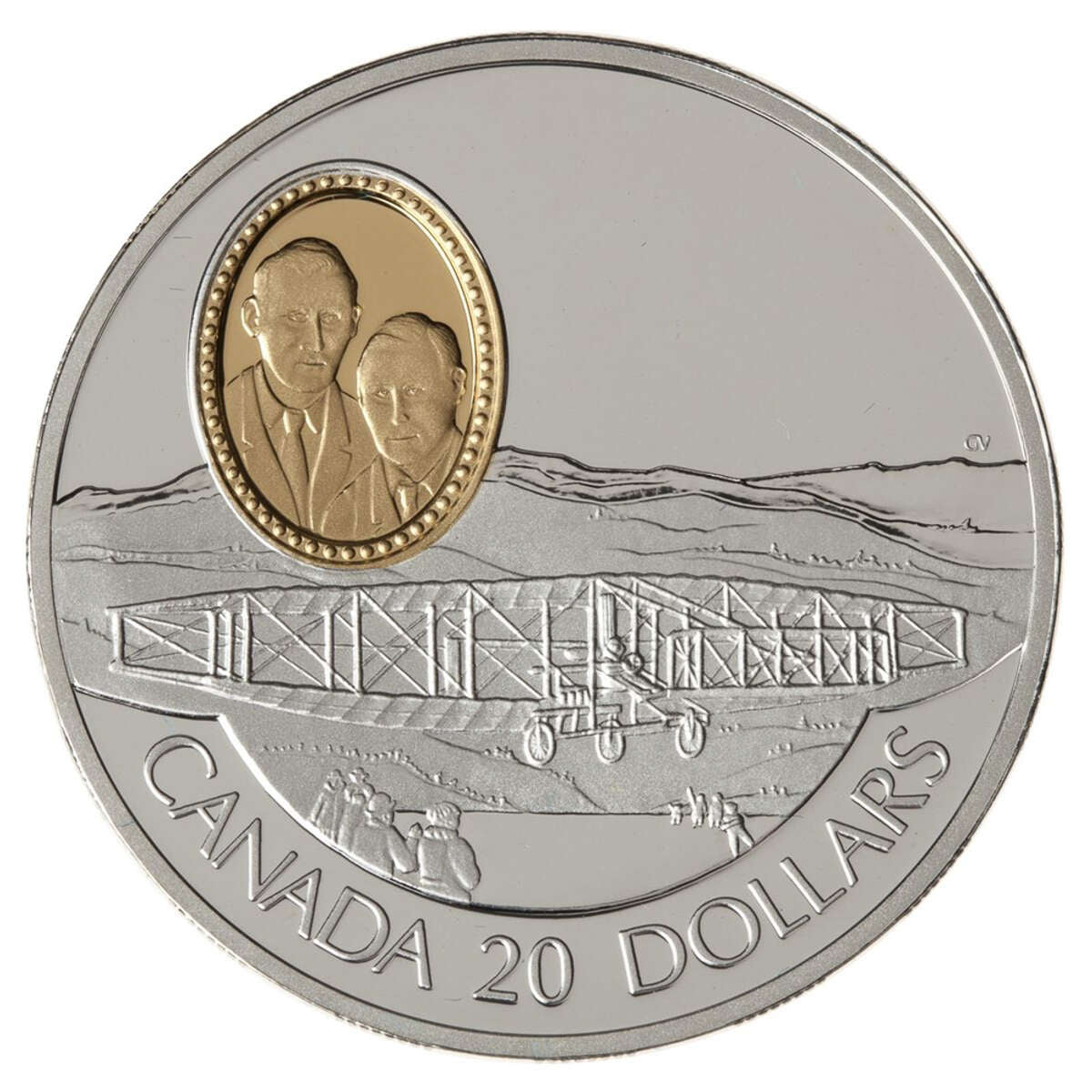 1990-1994 $20 Aviation Series One - Sterling Silver 10-Coin Set