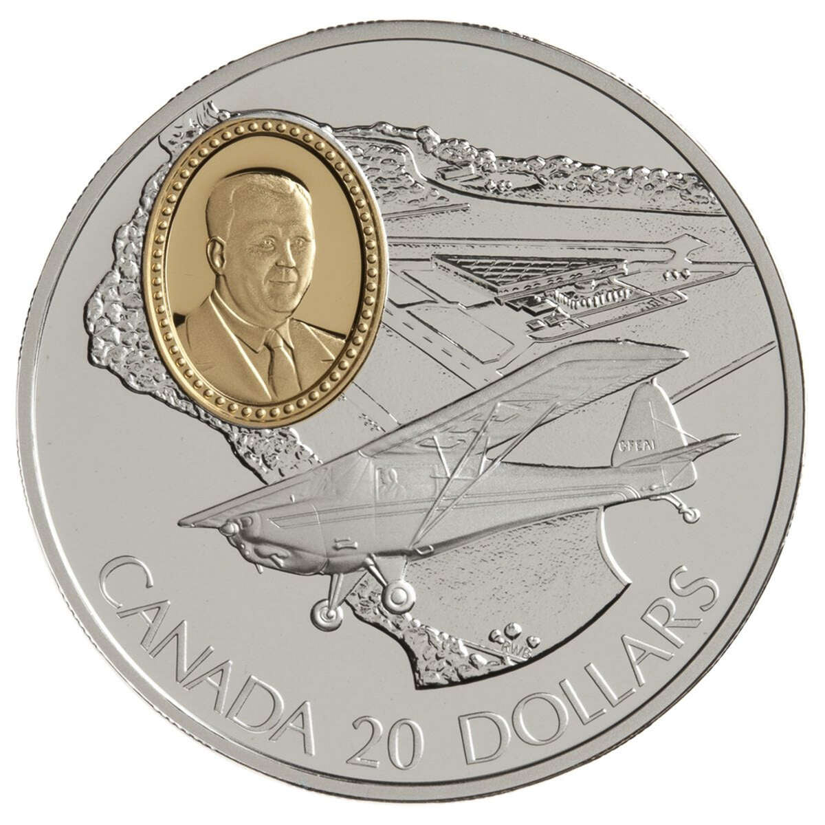 1995-1999 $20 Aviation Series Two - Sterling Silver 10-Coin Set