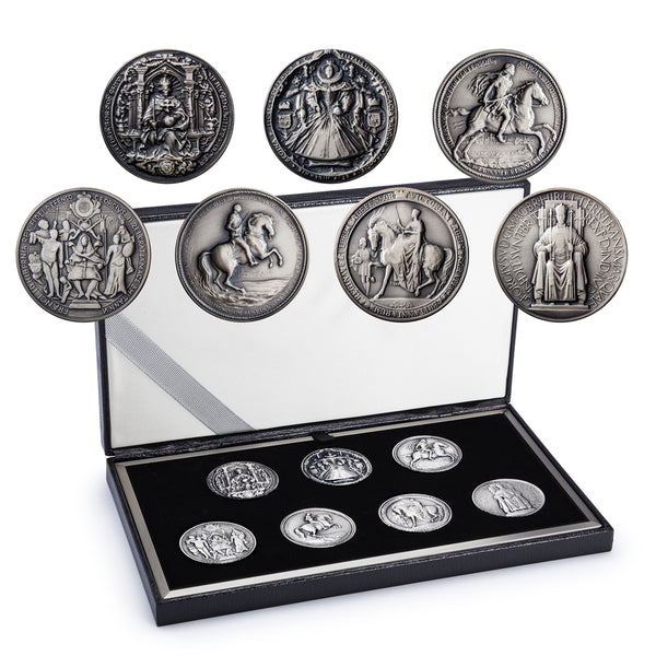 The Royal Seals of the Jubilee Monarchs 7-Medallion Set
