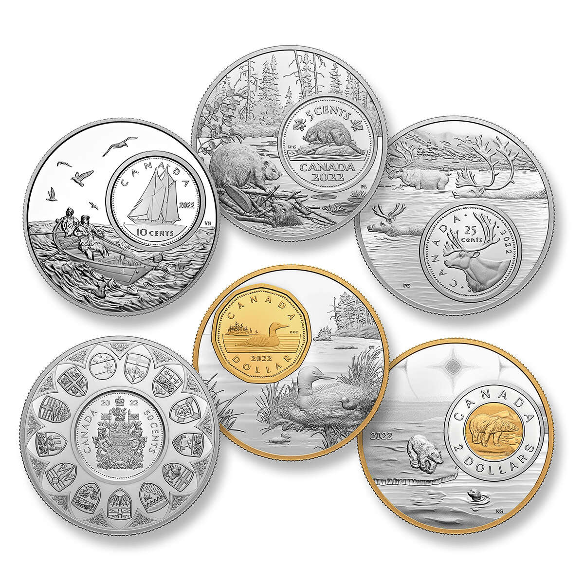 2022 The Bigger Picture Pure Silver 6-Coin Set