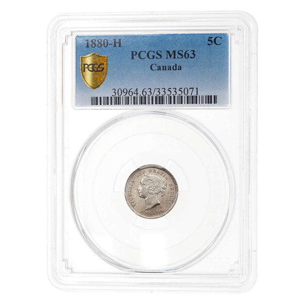 5 cent 1880H  PCGS MS-63 Default Title