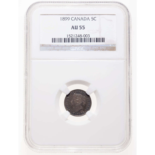 5 cent 1899  NGC AU-55 Default Title