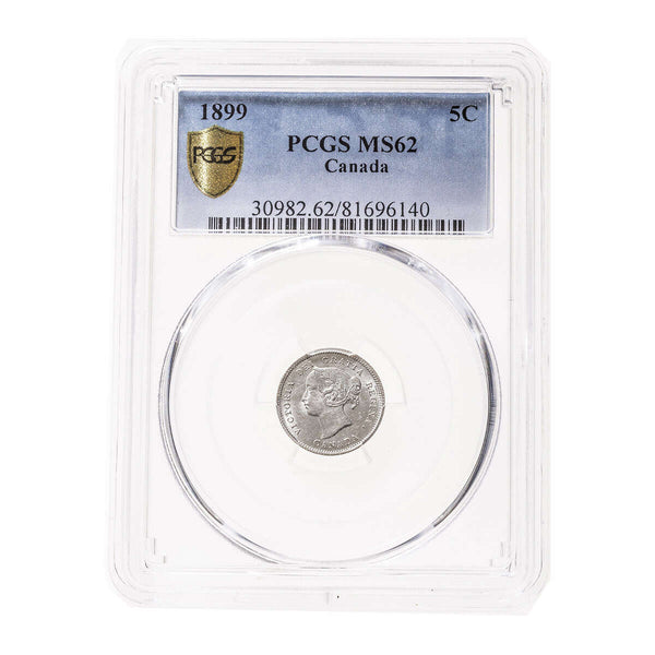 5 cent 1899  PCGS MS-62 Default Title