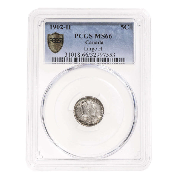 5 cent 1902H Large H PCGS MS-66 Default Title