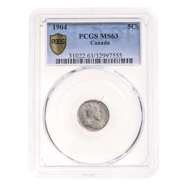 5 cent 1904  PCGS MS-63 Default Title
