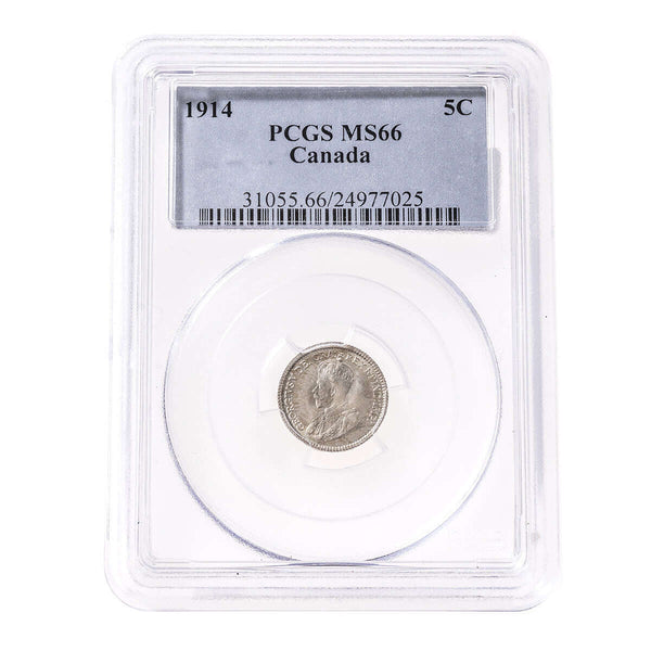 5 cent 1914  PCGS MS-66 Default Title
