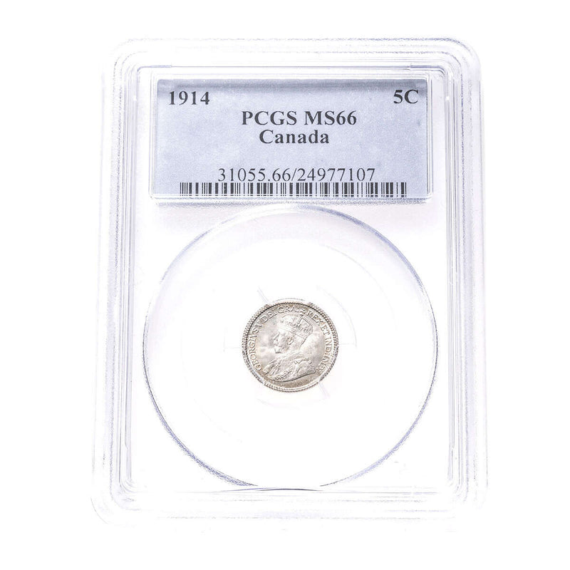 5 cent 1914  PCGS MS-66 Default Title