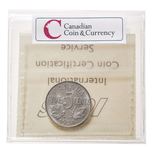 5 cent 1924  ICCS MS-65 Default Title