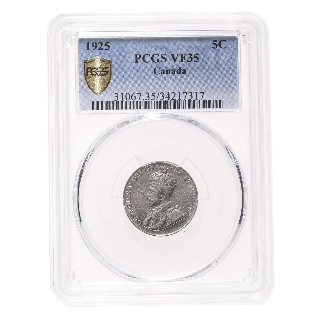 5 cent 1925  PCGS VF-35 Default Title