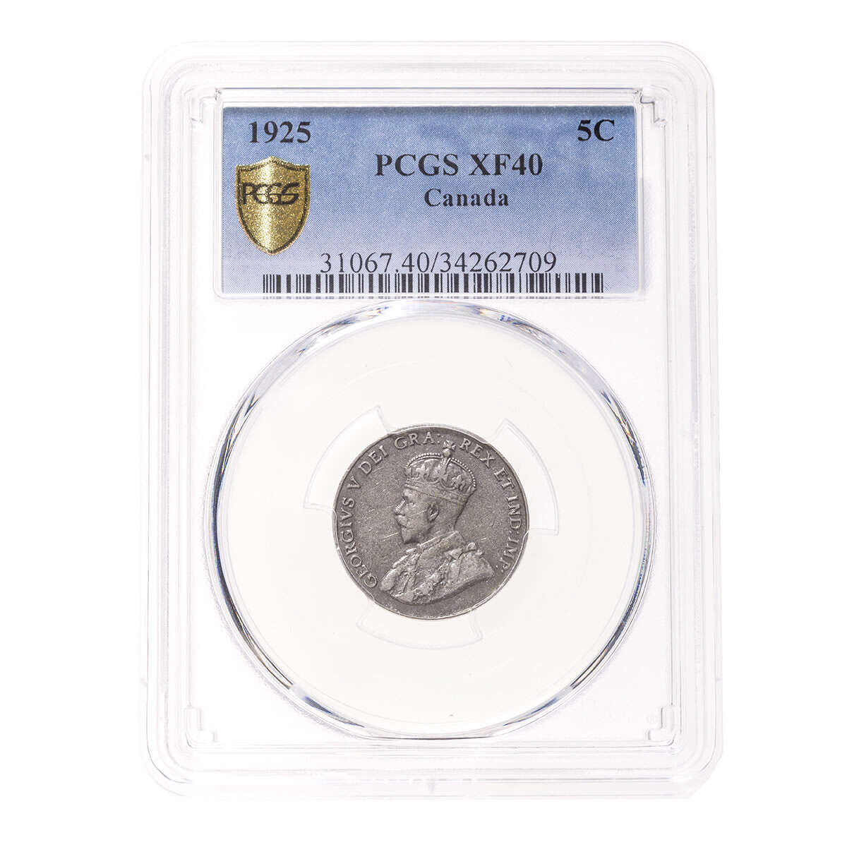 5 cent 1925  PCGS EF-40 Default Title