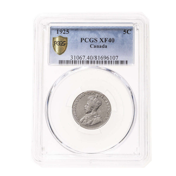 5 cent 1925  PCGS EF-40 Default Title