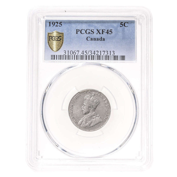 5 cent 1925  PCGS EF-45 Default Title