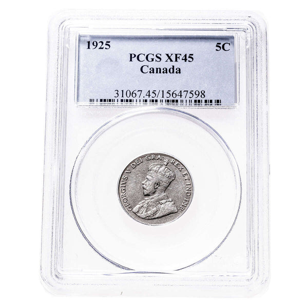 5 cent 1925  PCGS EF-45 Default Title