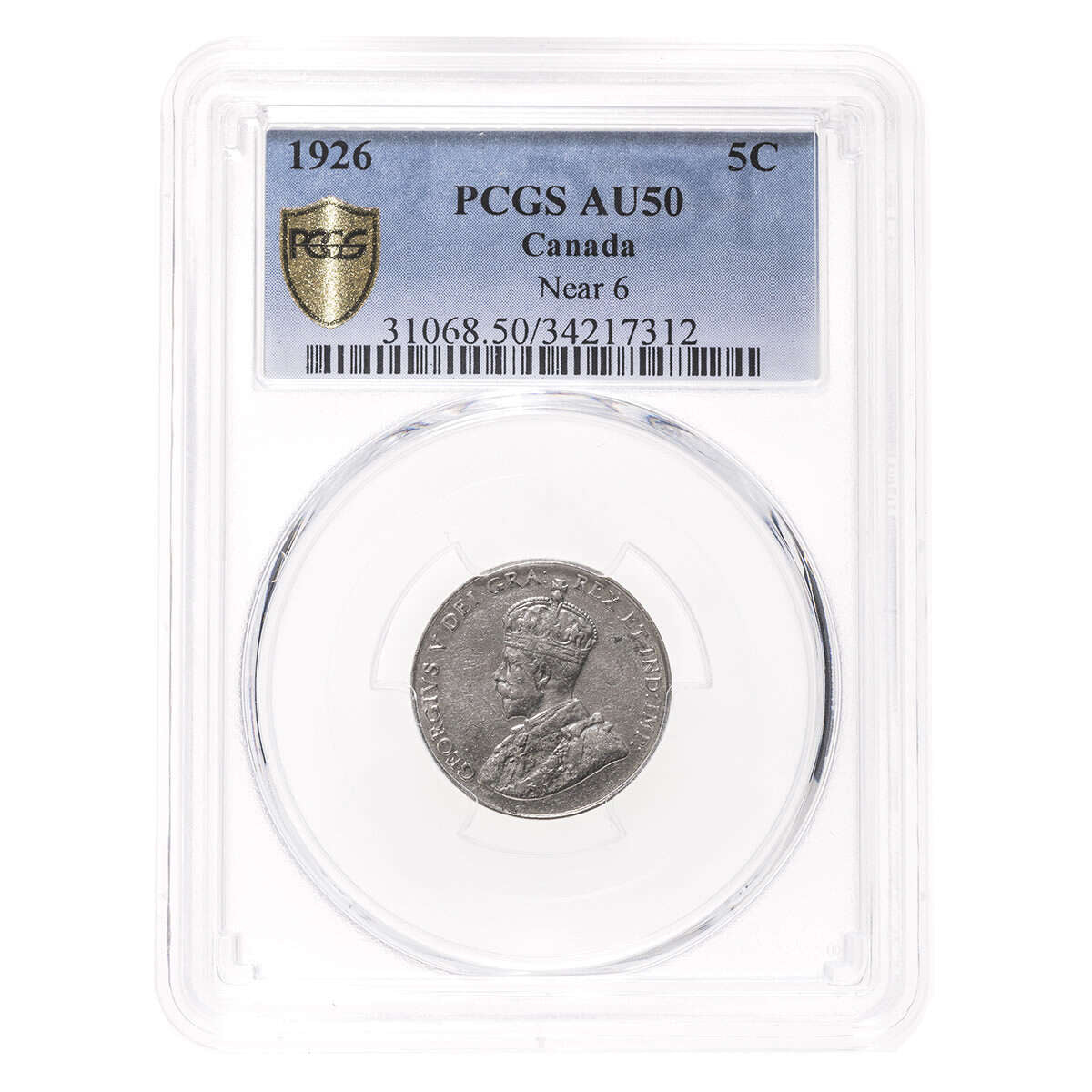 5 cent 1926 Near 6 PCGS AU-50 Default Title