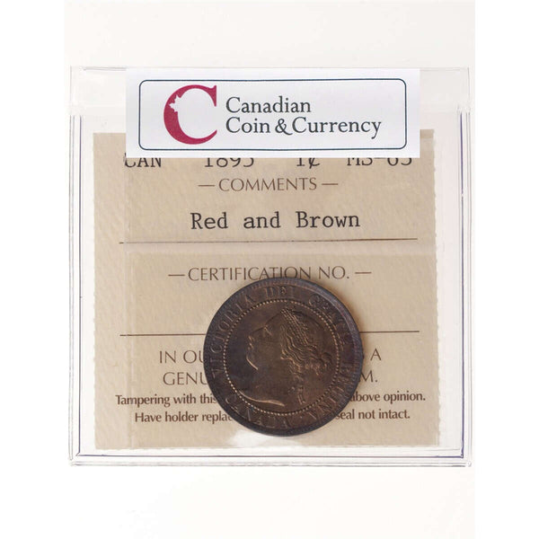 1 cent 1895 Red and Brown ICCS Default Title