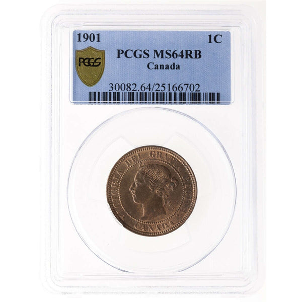 1 cent 1901  PCGS MS-64 Default Title
