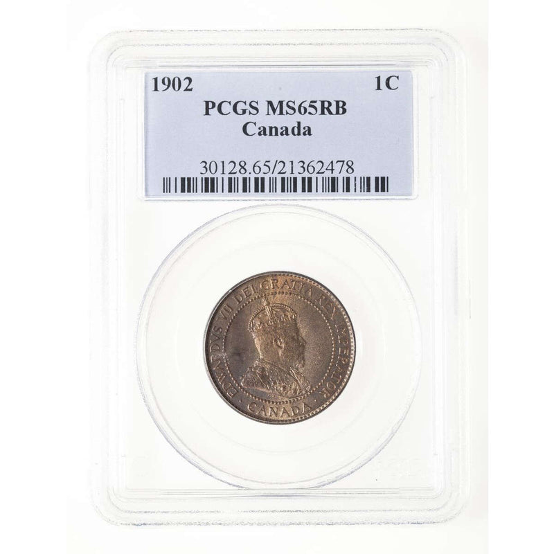 1 cent 1902 Red and Brown PCGS MS-65 Default Title