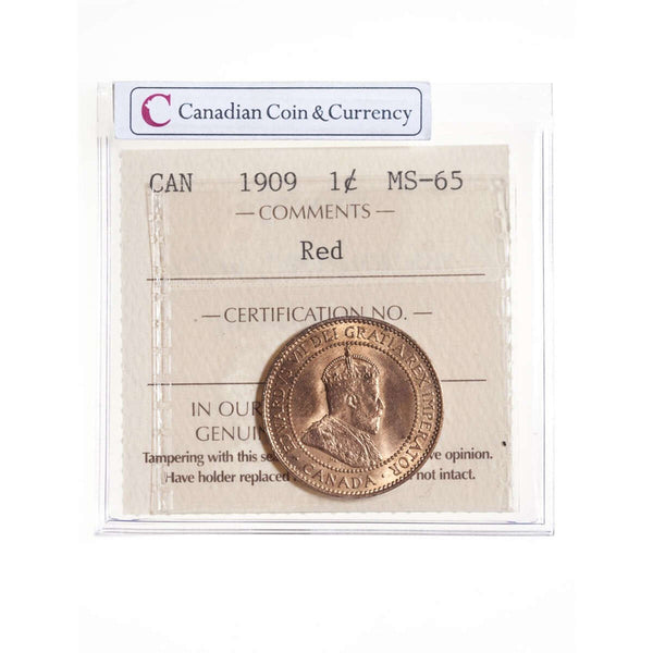 1 cent 1909 Red ICCS MS-65 Default Title