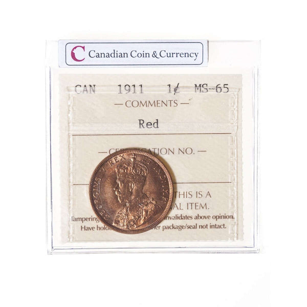 1 cent 1911  ICCS MS-65 Default Title