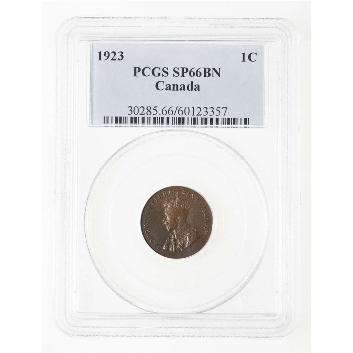 1 cent 1923  Brown  PCGS SP-66 Default Title