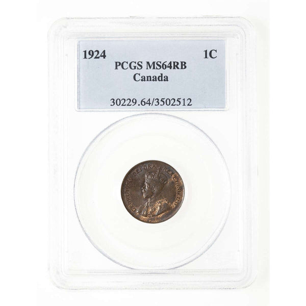1 cent 1924 Red and Brown PCGS MS-64 Default Title