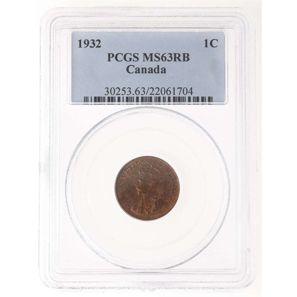 1 cent 1932 Red and Brown PCGS MS-63 Default Title