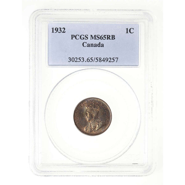1 cent 1932 Red and Brown PCGS MS-65 Default Title