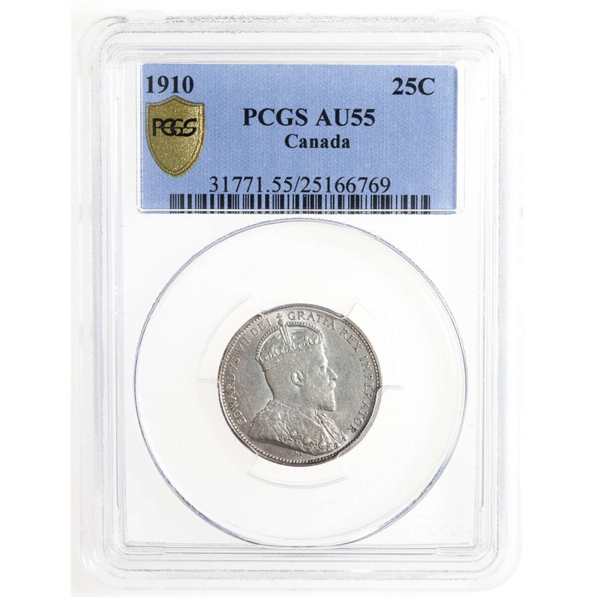 25 cent 1910  PCGS AU-55 Default Title