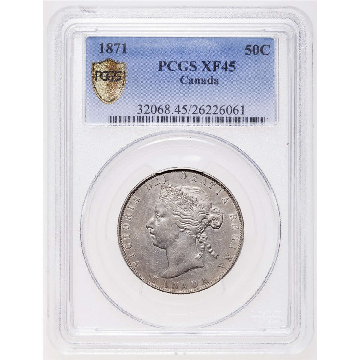 50 cent 1871 Obv 2 PCGS EF-45 Default Title