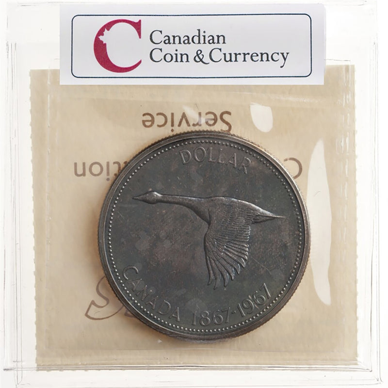1 Dollar 1967 Cameo ICCS PL-66