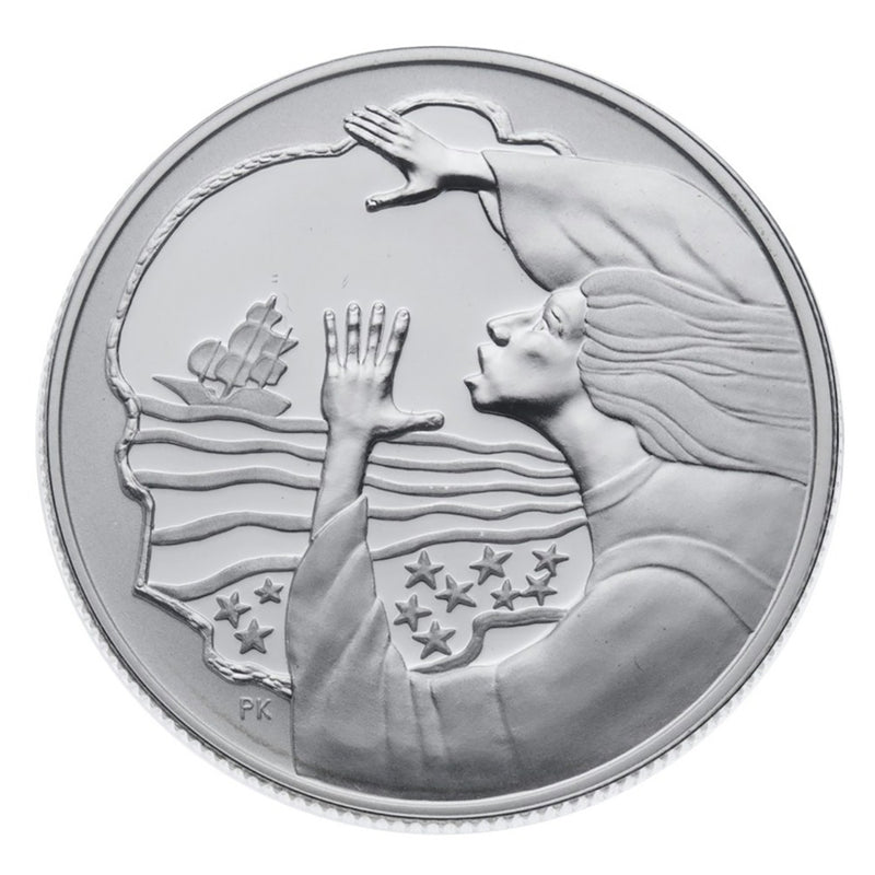 2001 50c The Maiden's Cave: Folklore - Sterling Silver Coin