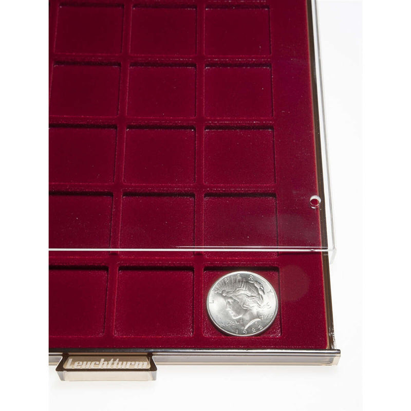 Coin Box MB with Square Compartments 42mm x 42mm - 24 compartment