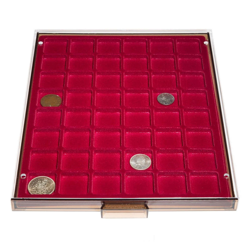 Coin Box MB with Square Compartments 30mm x 30mm - 48 compartment