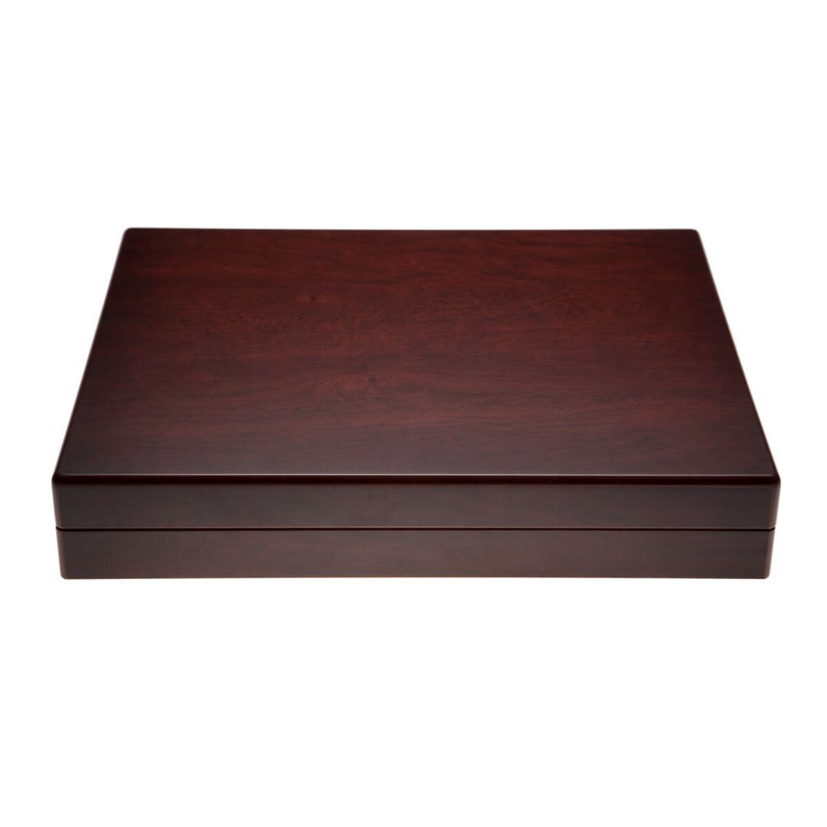 VOLTERRA TRIO de Luxe Coin Presentation Box 24 Compartment - Slabs / Mahogany