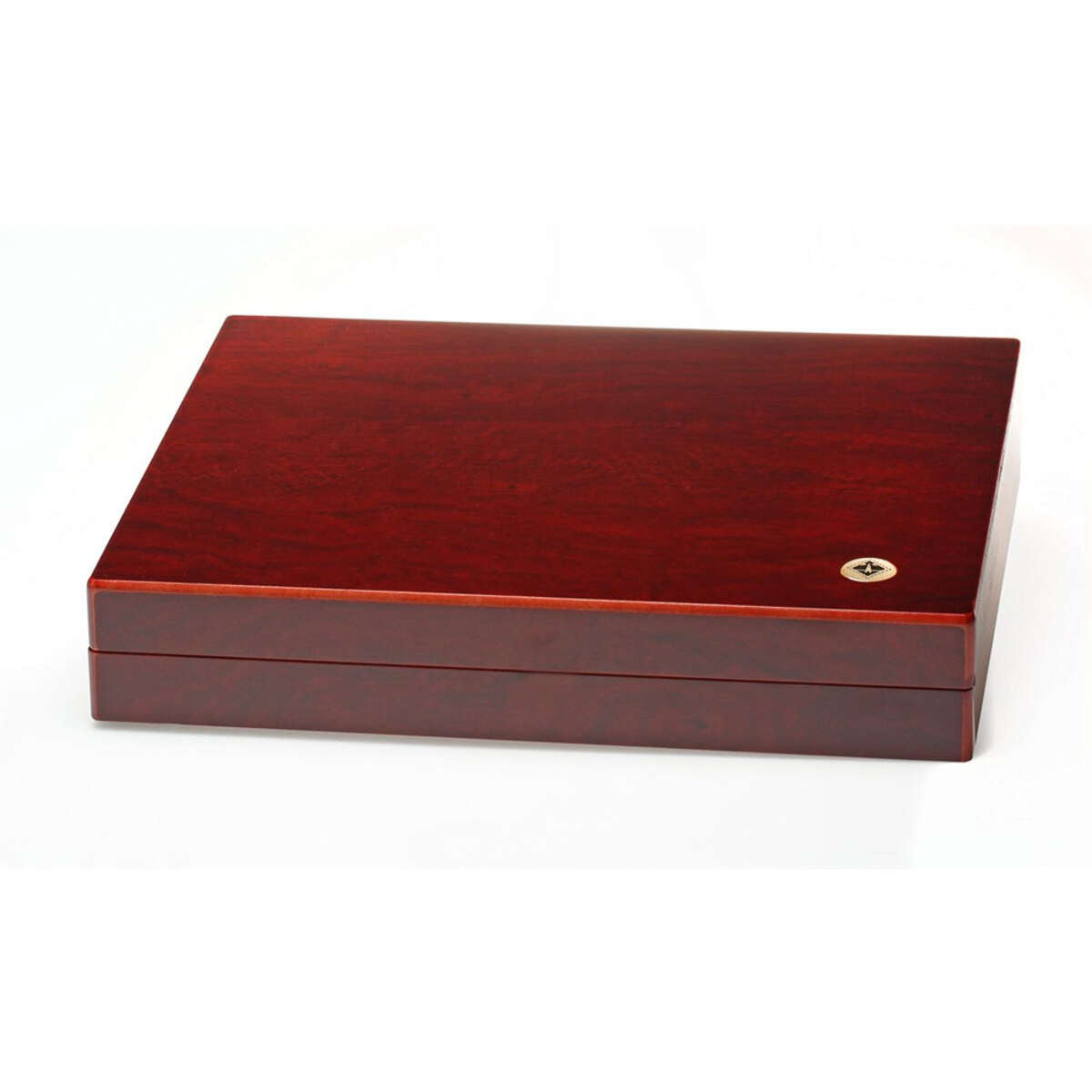 VOLTERRA TRIO de Luxe Coin Presentation Box 36 Compartment - ICCS Graded Coins / Mahogany