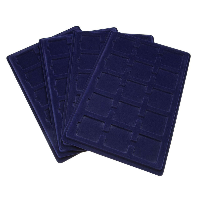 Coin Jewel Box 4 Trays for 60 coins