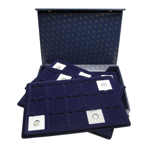 Coin Jewel Box 4 Trays for 60 coins
