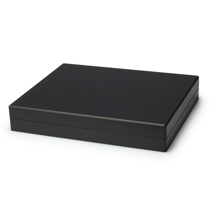 VOLTERRA TRIO de Luxe Coin Presentation Box 60 Compartment - 50mm x 50mm (Quadrums) / Black